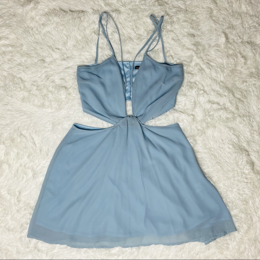 Sexy strappy light blue dress 👗